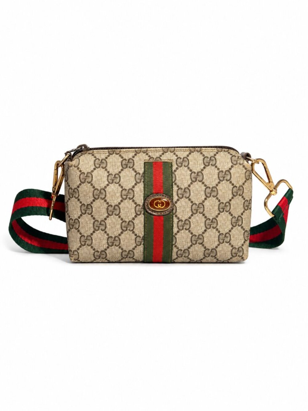 Vintage Gucci Accessory Collection GG Supreme Web Pouch